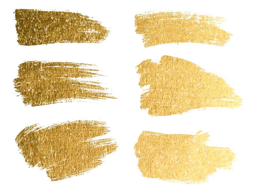 Asian gold paint