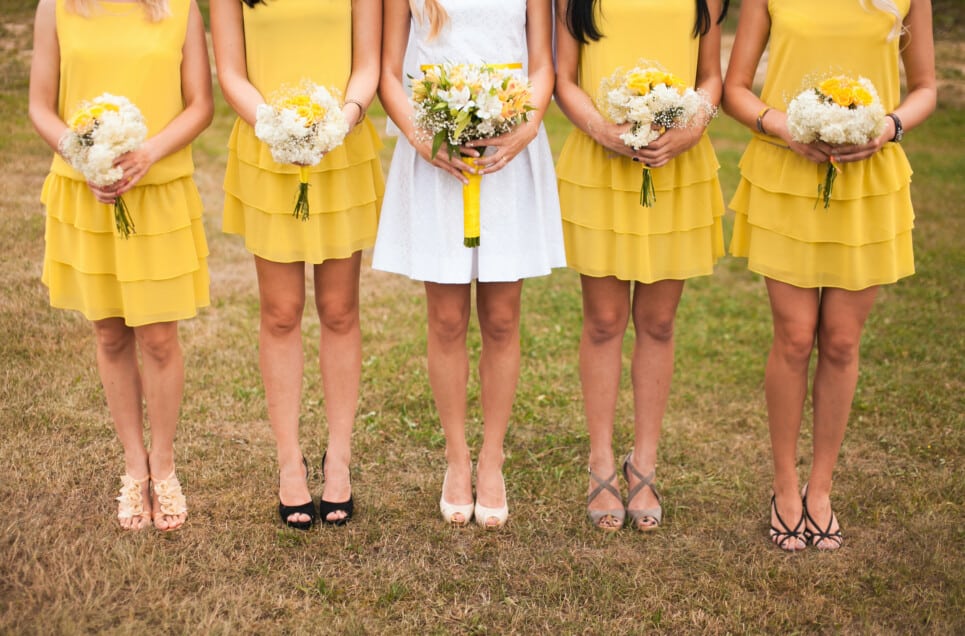 Ridiculous Vintage Bridesmaids Dresses that Should Have Been Burned