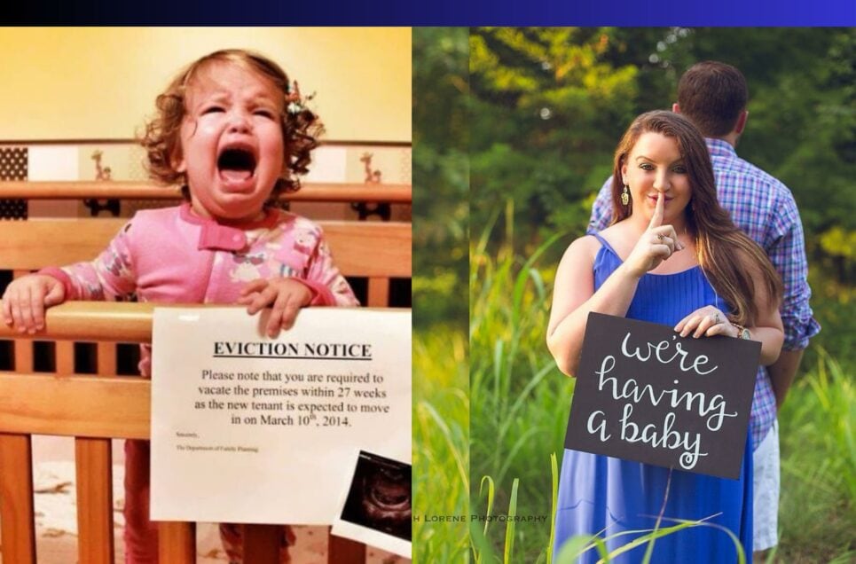These Clever Pregnancy Announcements Are Beyond Creative!